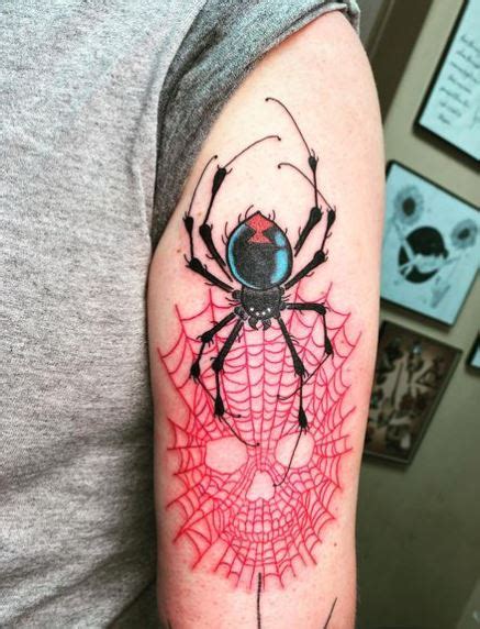 Spider Web Tattoo Meaning With 65 Stunning Images To Choose From