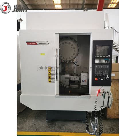 High Speed 4 Axis Rotary Table CNC Drilling Tapping Machine Center Vtc