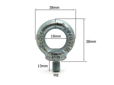 Ringschraube Ringschrauben Ösenschraube Schrauben M8 C15 Stahl verzinkt