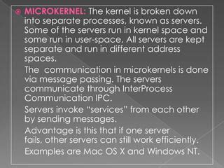 Microkernel architecture | PPT