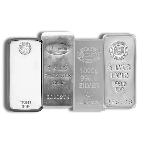 1 Kilo Silver Bars Legacy Precious Metals