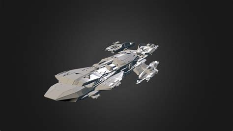 Rsi Constellation Andromeda 3d Model By Star Citizen Art