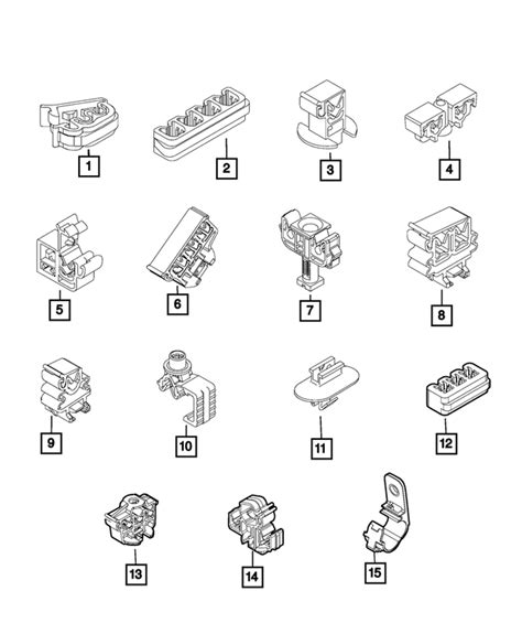 Mopar Brake Line Clip Aa Mopar Powertrain