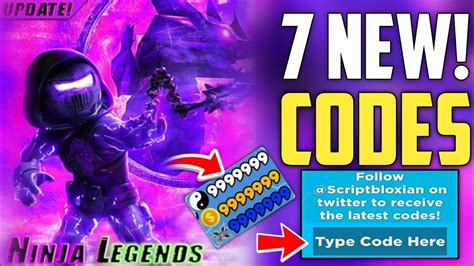 Updated All Working Codes For Ninja Legends April Roblox