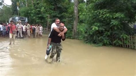 Assam Floods Sibu Misra Bjp Mla From Lumding Assembly Takes