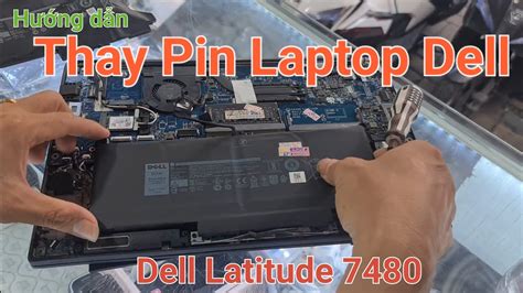 H Ng D N Thay Pin Dell Latitude Hocnghelaptop Youtube