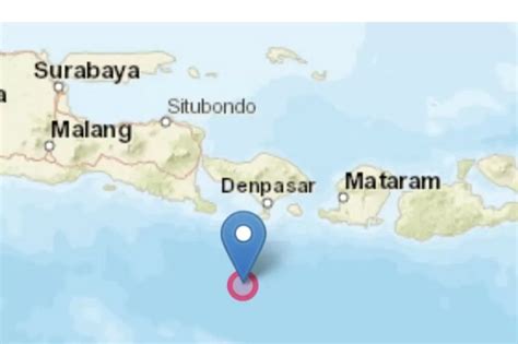 Gempa Bumi Magnitudo 51 Guncang Kuta Selatan Bali Bali Express