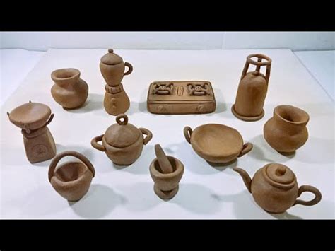 Amazing Technique Make Handmade Kitchen Set With Clay Miniature Clay