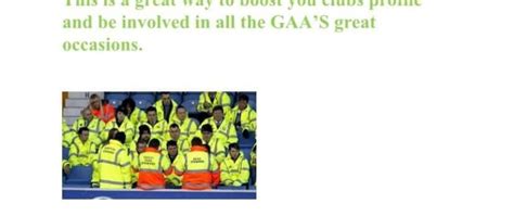 Calling All New Antrim Gaa Club And County Stewards Antrim Gaa