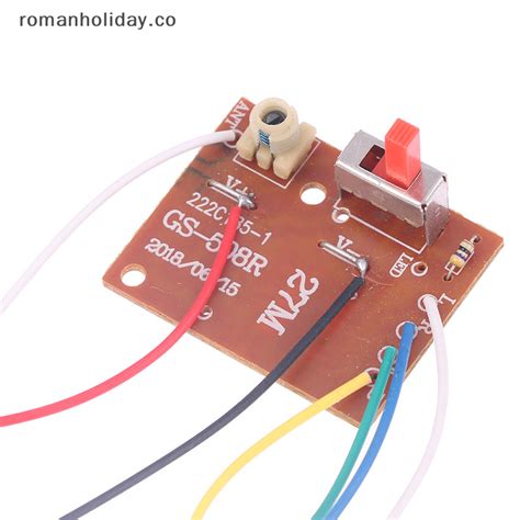 Roman Ch Rc Control Remoto Mhz Circuito Pcb Transmisor Y Receptor