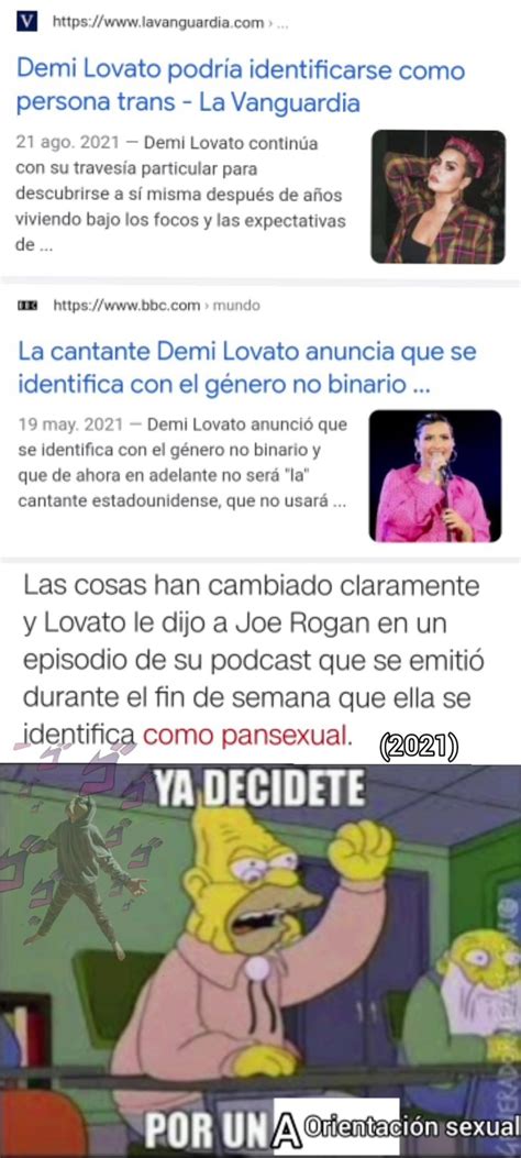 Es Que No Se Decide La Demi Meme Subido Por El John Spar Memedroid