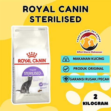 Jual Makanan Kering Kucing Dewasa Steril Royal Canin Adult Sterilised