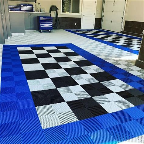 Removable Plastic Interlocking Carwash Floor Tiles Garage Tiles ...