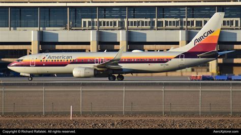 N917NN American Airlines Boeing 737 800 By Richard Rafalski