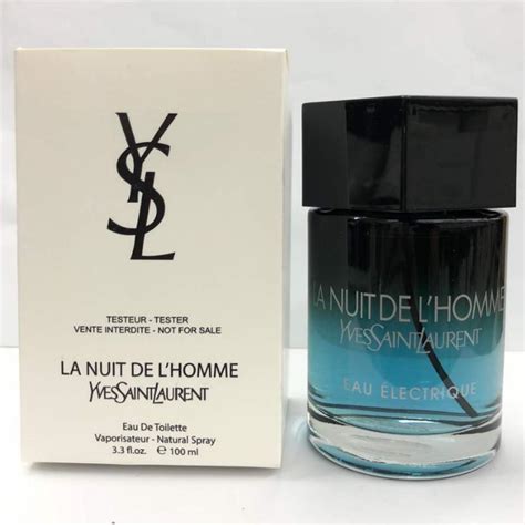 YSL La Nuit De L Homme Eau Electrique Tester Beauty Personal Care