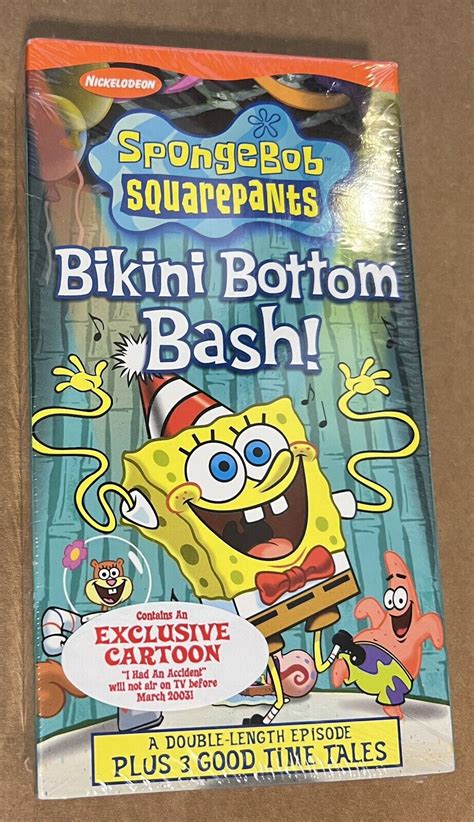 SpongeBob SquarePants Bikini Bottom Bash 4 Episodes VHS Tape 097368754430 97368754430 EBay