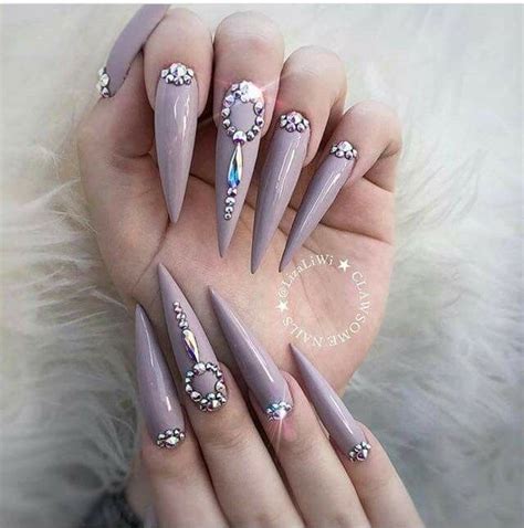 Pin By Vianey Banda On Nails Designs Swarovski Nails Swag Nails