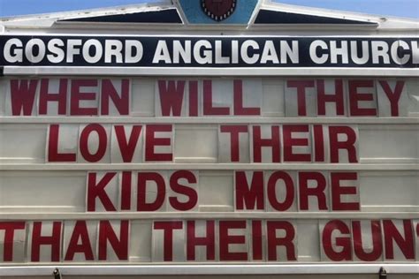 Gosford Anglican Church Sign Makes Waves In Us