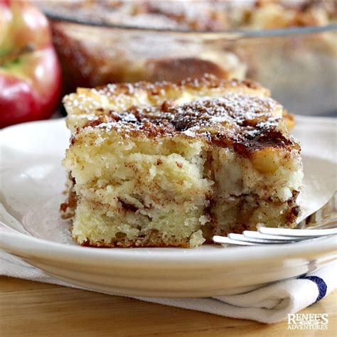 Grandmas Apple Cinnamon Coffee Cake Renees Kitchen Adventures