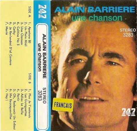 Ab C Lp Une Chanson Alain Barriere Discograph Ie Y