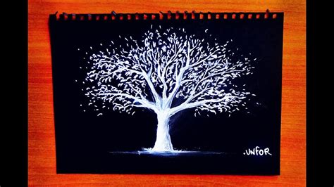 Black And White Tree Sketch