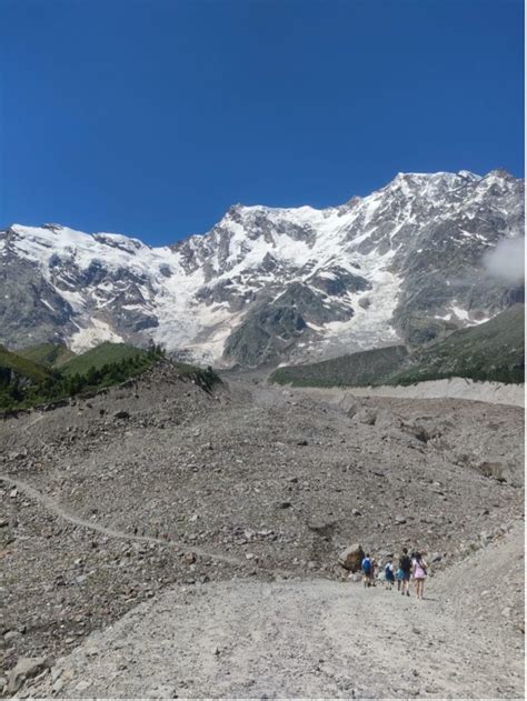 Cos Un Ghiacciaio Nero L Esempio Del Belvedere Montagna Tv