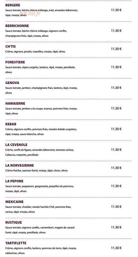 La Massilia à Meze Menu Et Photos