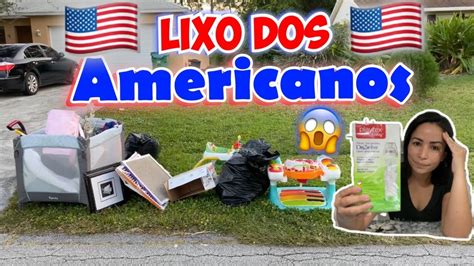 LIXO DOS ESTADOS UNIDOS O QUE OS AMERICANOS JOGAM NO LIXO LIXO DA