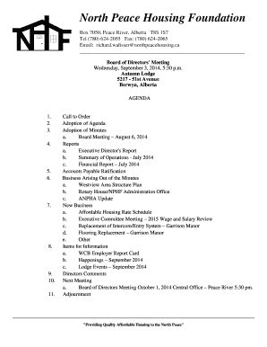 Fillable Online Northpeacehousing Autumn Lodge Northpeacehousing Fax