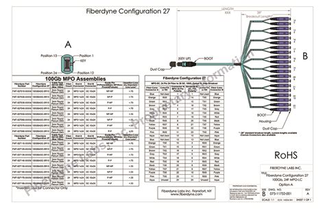 Fiberdyne Labs Inc Configuration Mpo Lc G Assemblies