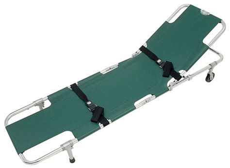 Northrock Safety Easy Fold Wheeled Stretcher With Adjustable Backrest