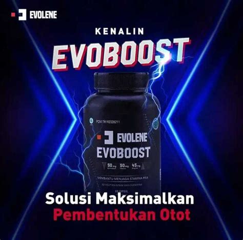 Terlarisss Evolene Evoboost Kemasan Hemat Kapsul Evo Boost Testo