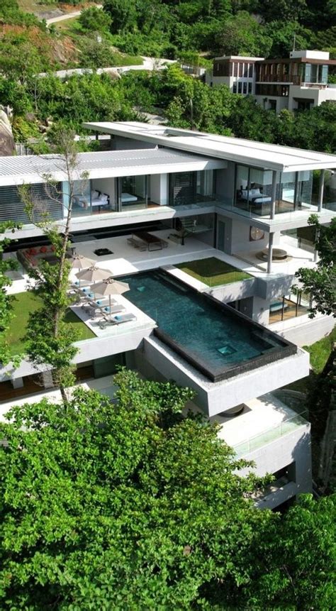 3 Storey House Design With Swimming Pool - Mindosofa