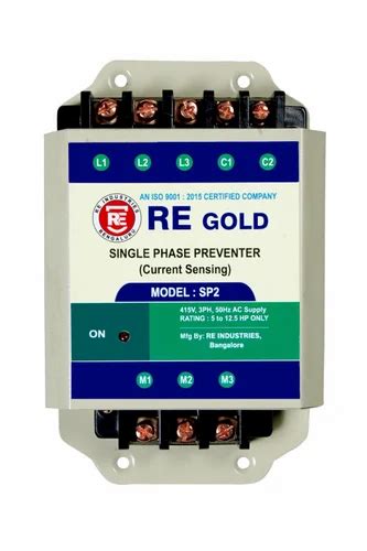 R E Gold Single Phase Preventer Model Sp At Rs Phase