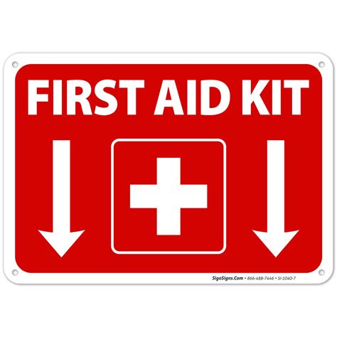 First Aid Box Sign