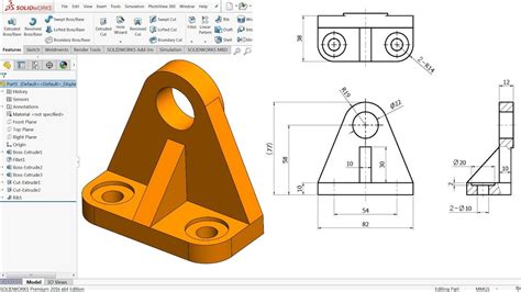 SolidWorks Tutorial for beginners Exercise 28 - YouTube