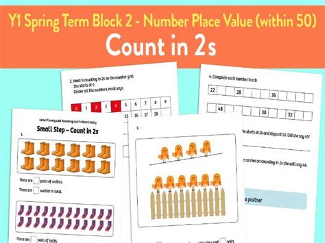 Count In 2s Activities Y1 Spring Term Block 2 Number Place Value