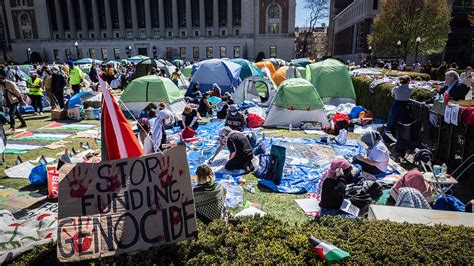 Anti Israel Campus Protesters Make Demand Of Administrators Vow To Stay Put Until Universities