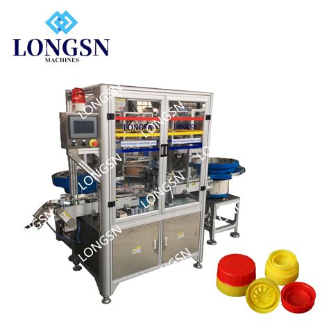 Automatic Edible Oil Bottle Cap Lid Assembly Combination Machine Cap