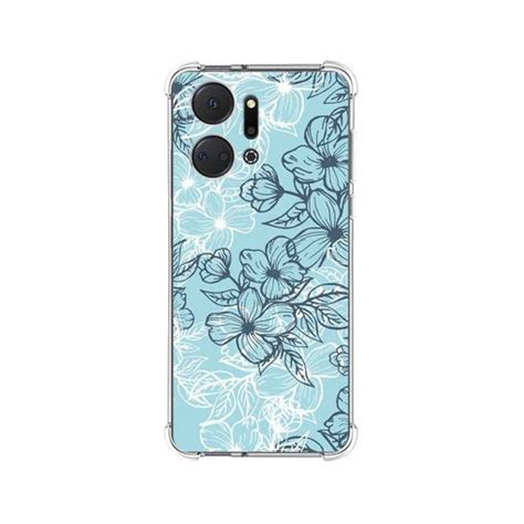 Funda Silicona Antigolpes Huawei Honor X8a Diseño Flores 03 Dibujos con