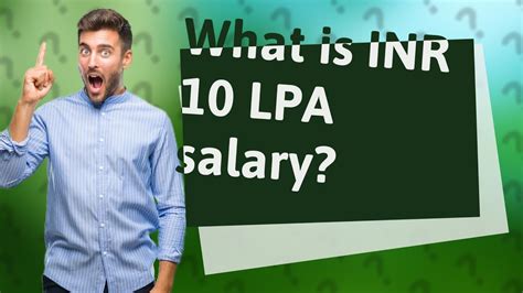 What Is INR 10 LPA Salary YouTube