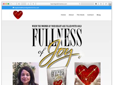 Fullness of Joy - Book Promotion Website - Media Revelation