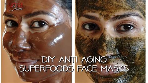 DIY Anti Aging Superfoods Face Masks YouTube