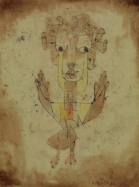 Angelus Novus Painting by Paul Klee - Pixels