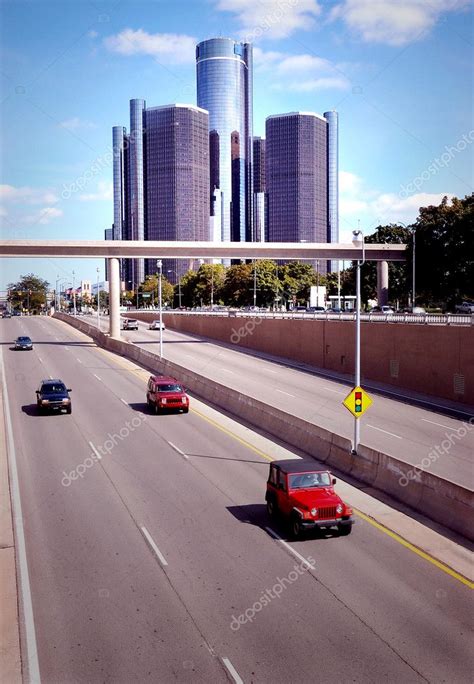 Traffic Downtown Detroit — Stock Photo © jerryb7 #7711834