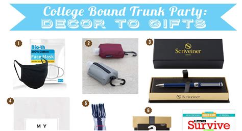 Easy Ideas for Planning a College Bound Trunk Party: Decor to Gifts