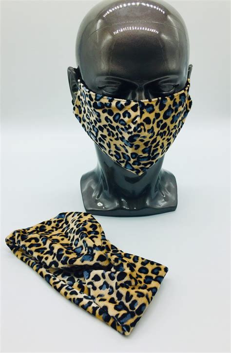 leopard print mask set – Mask World