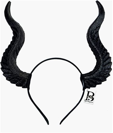 BEYOND MASQUERADE B Black Dragon Horns Maleficent Horns Headband Devil ...