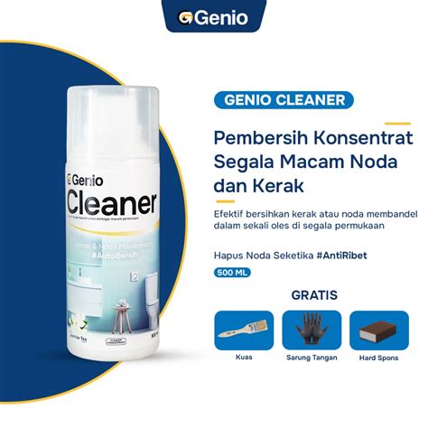 Jual Genio Cleaner Pembersih Kerak Kamar Mandi Toilet Wc Kloset