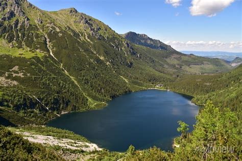 Morskie Oko W Tatrach Jezioro W Tpn Przy Popularnym Szlaku Na Wall